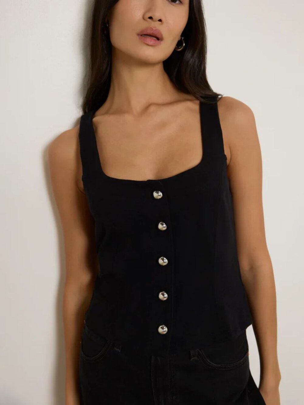 Nation Becka Tank Black